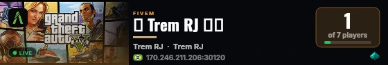 🌴 Trem RJ 🚀🚀 live status badge