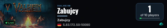 Zabujcy live status badge