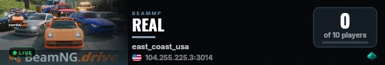 REAL live status badge