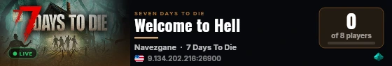 Welcome to Hell live status badge