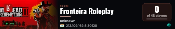 Fronteira Roleplay live status badge