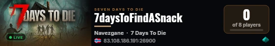 7daysToFindASnack live status badge