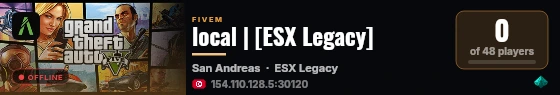local | [ESX Legacy] live status badge