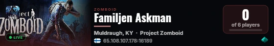 Familjen Askman live status badge