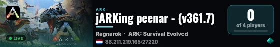 jARKing peenar - (v361.7) live status badge