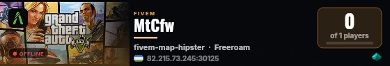 MtCfw live status badge