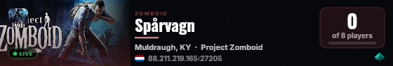 Spårvagn live status badge