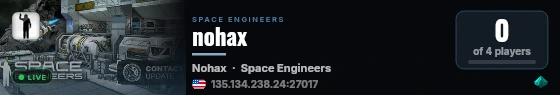 nohax live status badge