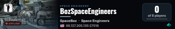 BozSpaceEngineers live status badge