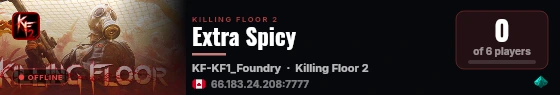 Extra Spicy live status badge