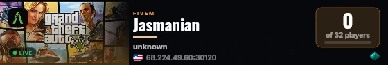 Jasmanian live status badge