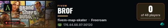 BROF live status badge