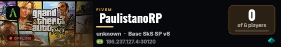  PaulistanoRP live status badge