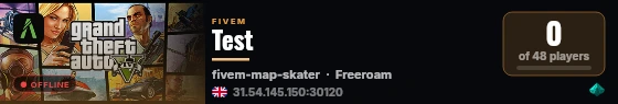 Test live status badge