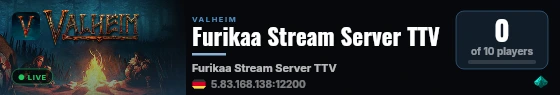 Furikaa Stream Server TTV live status badge