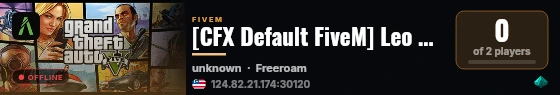 [CFX Default FiveM] Leo esx live status badge