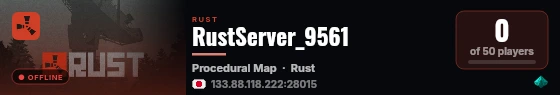 RustServer_9561 live status badge