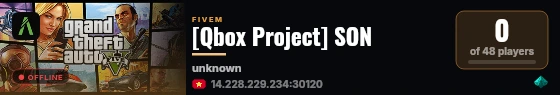 [Qbox Project] SON live status badge