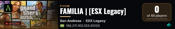 FAMILIA | [ESX Legacy] live status badge