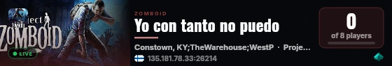 Yo con tanto no puedo live status badge