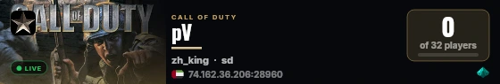pV live status badge
