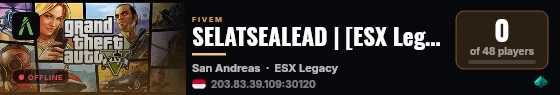SELATSEALEAD | [ESX Legacy] live status badge