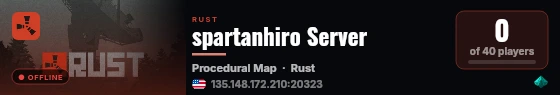 spartanhiro Server live status badge
