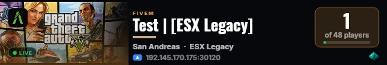 Test | [ESX Legacy] live status badge