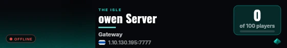 owen Server live status badge