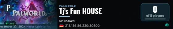 Tj's Fun HOUSE live status badge