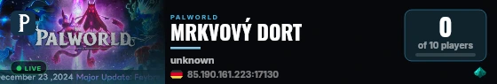 MRKVOVÝ DORT live status badge