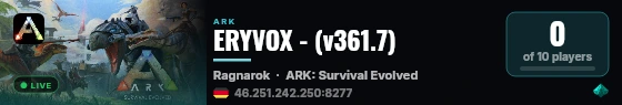 ERYVOX - (v361.7) live status badge