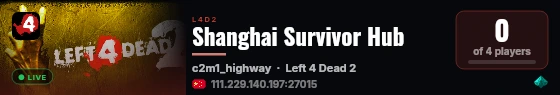 Shanghai Survivor Hub live status badge