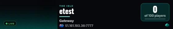 etest live status badge