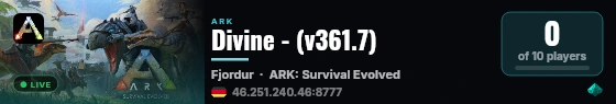 Divine - (v361.7) live status badge