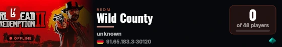 Wild County live status badge