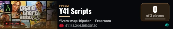 Y41 Scripts live status badge