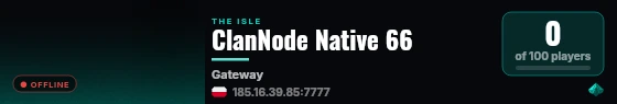 ClanNode Native 66 live status badge
