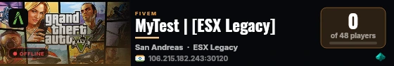 MyTest | [ESX Legacy] live status badge