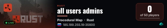 all users admins live status badge
