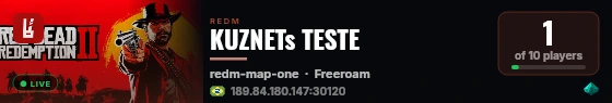 KUZNETs TESTE live status badge