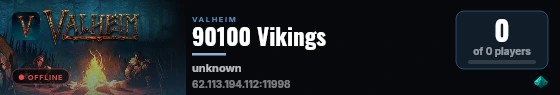 90100 Vikings live status badge