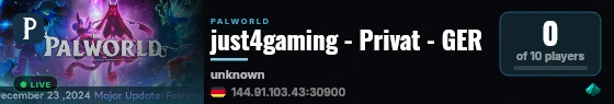 just4gaming - Privat - GER live status badge