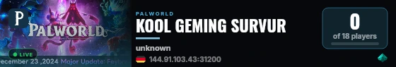 KOOL GEMING SURVUR live status badge