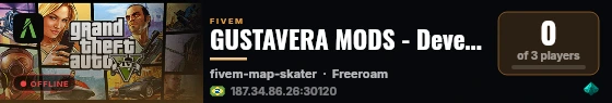 GUSTAVERA MODS - Development live status badge