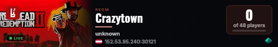 Crazytown live status badge