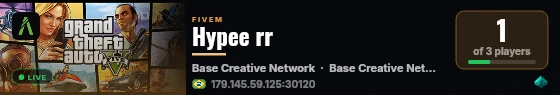 Hypee rr live status badge