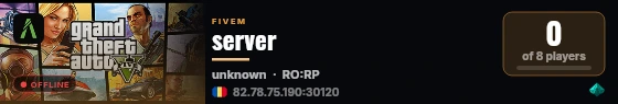 server live status badge