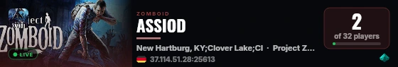 ASSIOD live status badge