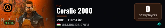 Coralie 2000 live status badge